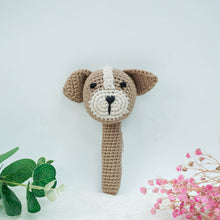 Load image into Gallery viewer, Crochet Hand Rattle | Parker Puppy