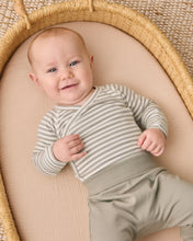 Load image into Gallery viewer, Laurel Stripe Side Snap Bodysuit + Pant Set