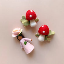 Load image into Gallery viewer, Mushroom Clips (set of 2)