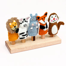 Load image into Gallery viewer, Finger Puppet Stand (5 rods) Made in Australia