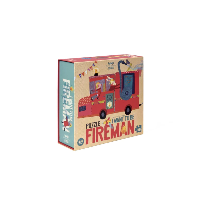 Londji Puzzle | I Want To Be A Firefighter