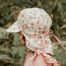 Load image into Gallery viewer, &#39;Lounger&#39; Baby Reversible Flap Sun Hat | Poppy/Rosa
