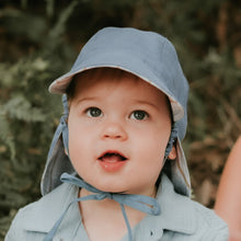 Load image into Gallery viewer, &#39;Lounger&#39; Baby Reversible Flap Sun Hat | Spencer/Steele