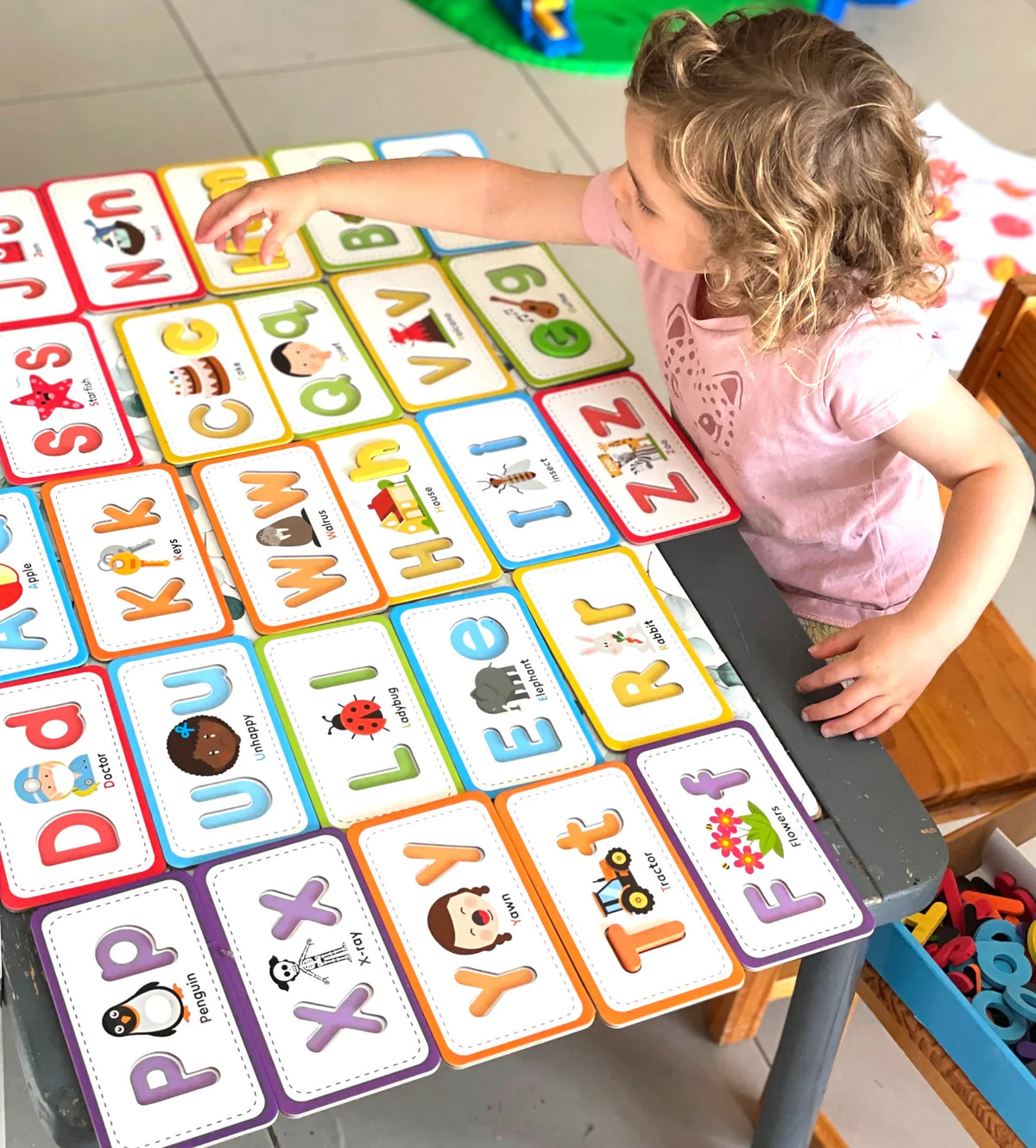 Flashcards and ABC Magnetic Letters