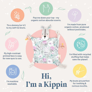 Wolfie Kippin | Organic Cotton Baby Comforter