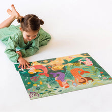 Load image into Gallery viewer, Mermaid Friends Floor Puzzle 24pc