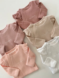 Frill Ribbed Jumpsuit