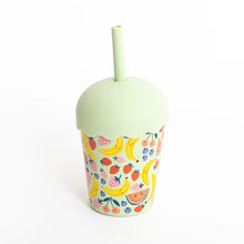 Load image into Gallery viewer, Happy Fruits Mini Smoothie Cup and Straw