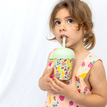 Load image into Gallery viewer, Happy Fruits Mini Smoothie Cup and Straw