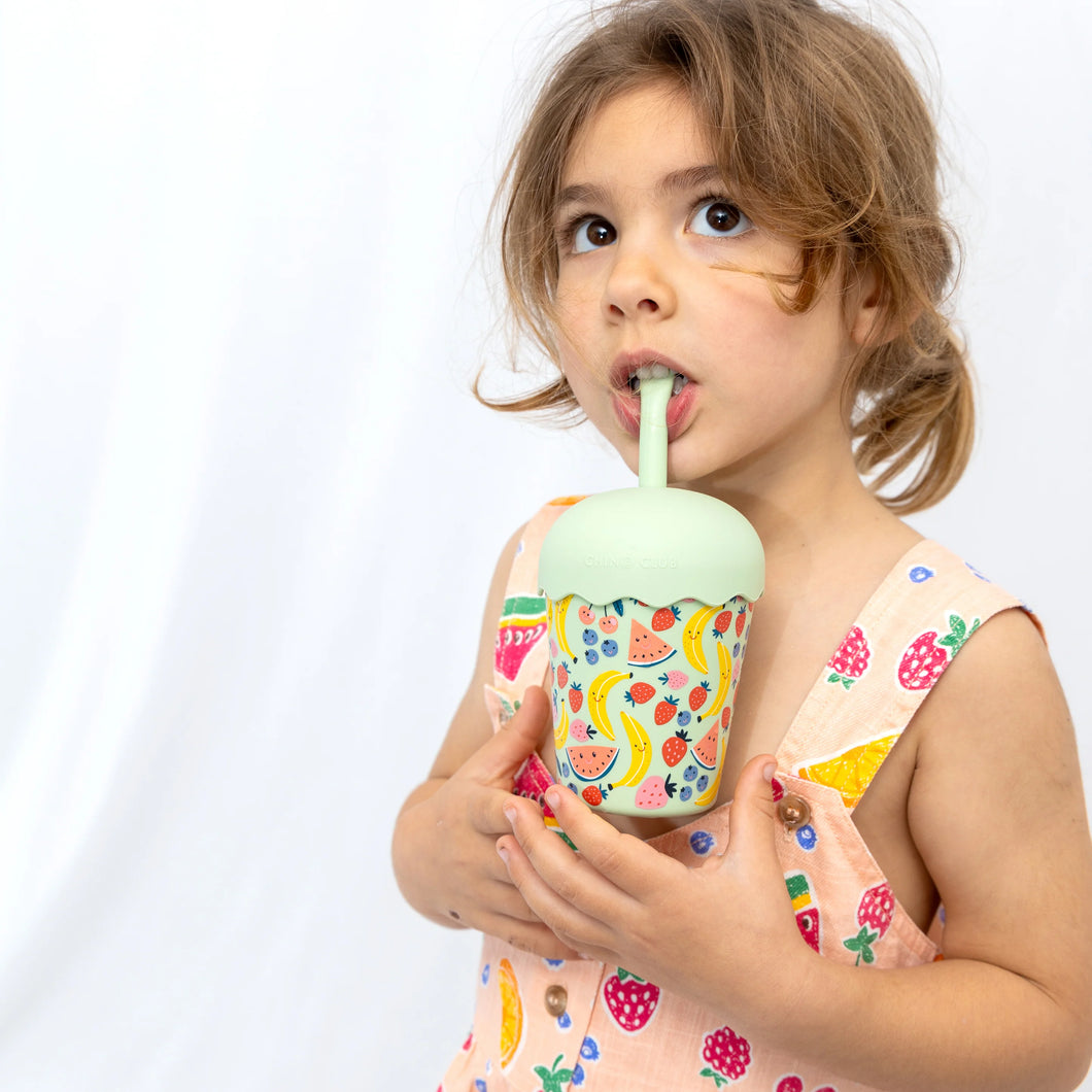 Happy Fruits Mini Smoothie Cup and Straw