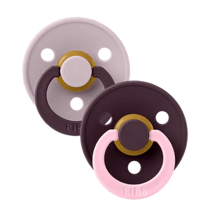 BIBS Pacifier Size 1 | 0-6M | Round Natural Rubber Teat