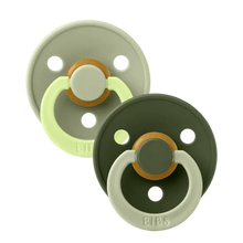 Load image into Gallery viewer, BIBS Pacifier Size 1 | 0-6M | Round Natural Rubber Teat