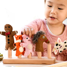 Load image into Gallery viewer, Finger Puppet Stand (5 rods) Made in Australia