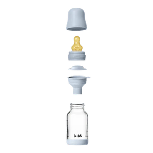 Baby Bottle BPA Free Plastic | Latex | Baby Blue
