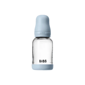 Glass Baby Bottle Complete Set Latex | Baby Blue 120ml