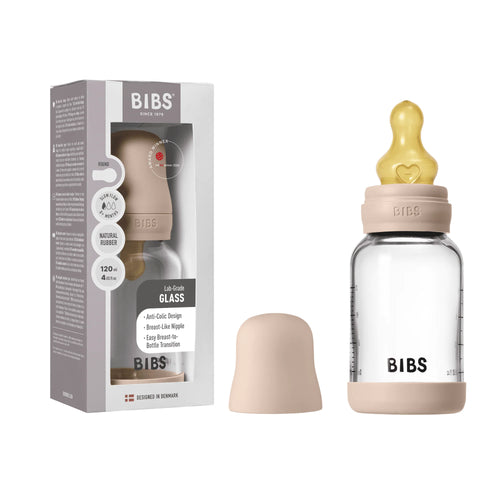 Glass Baby Bottle Complete Set Latex | Blush 120ml