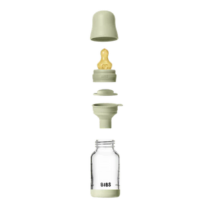 Glass Baby Bottle Complete Set Latex | Sage 120ml