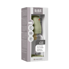 Load image into Gallery viewer, Glass Baby Bottle Complete Set Latex | Sage 120ml
