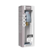 Load image into Gallery viewer, Glass Baby Bottle Complete Set Latex | Baby Blue 240ml