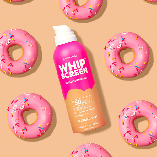 WhipScreen SPF50 Sunscreen Mousse | Glazed Donut