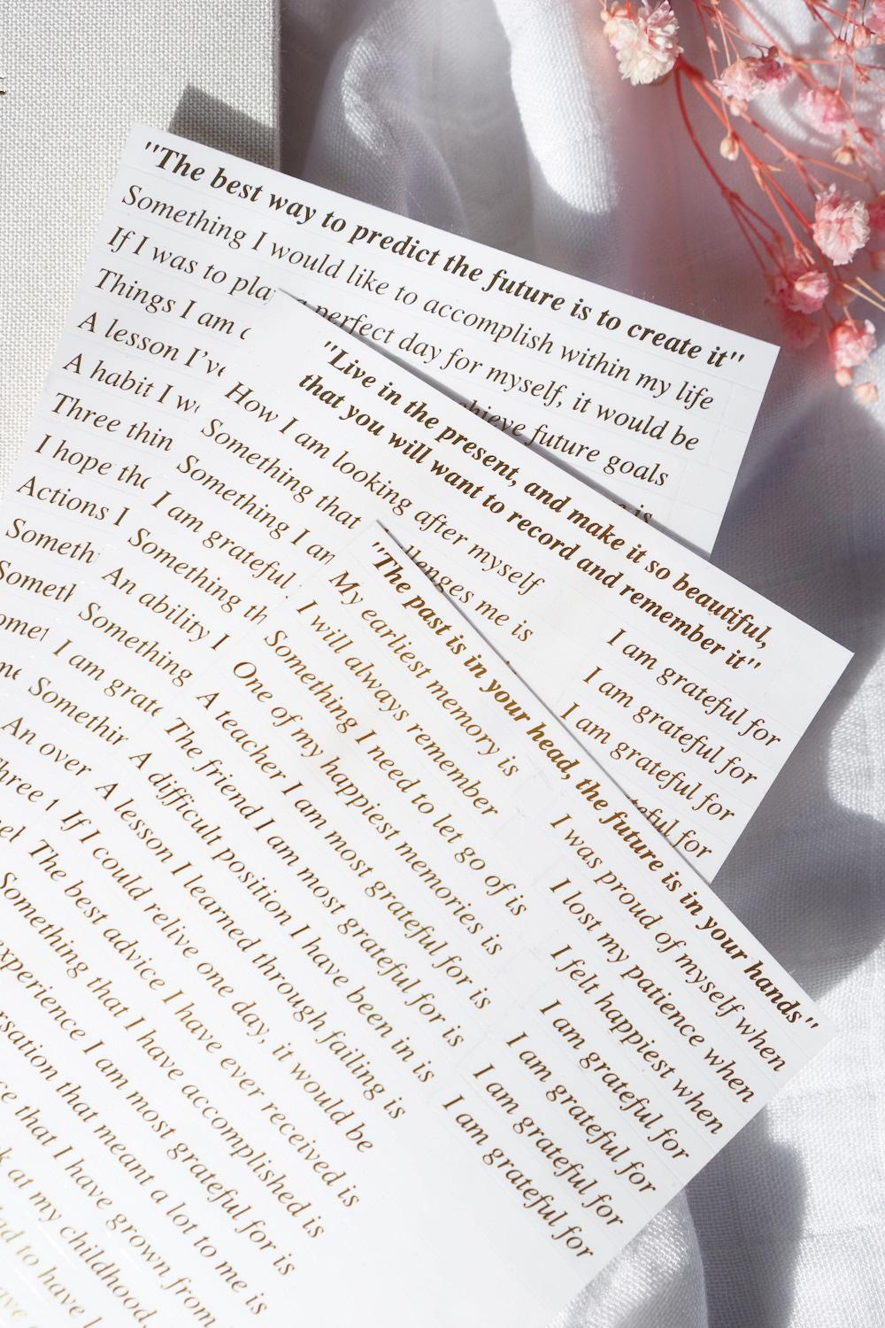 Note to Self | Gratitude Journal – Rosalyn + Rae