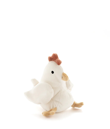 Henrietta the Hen Rattle | Cream