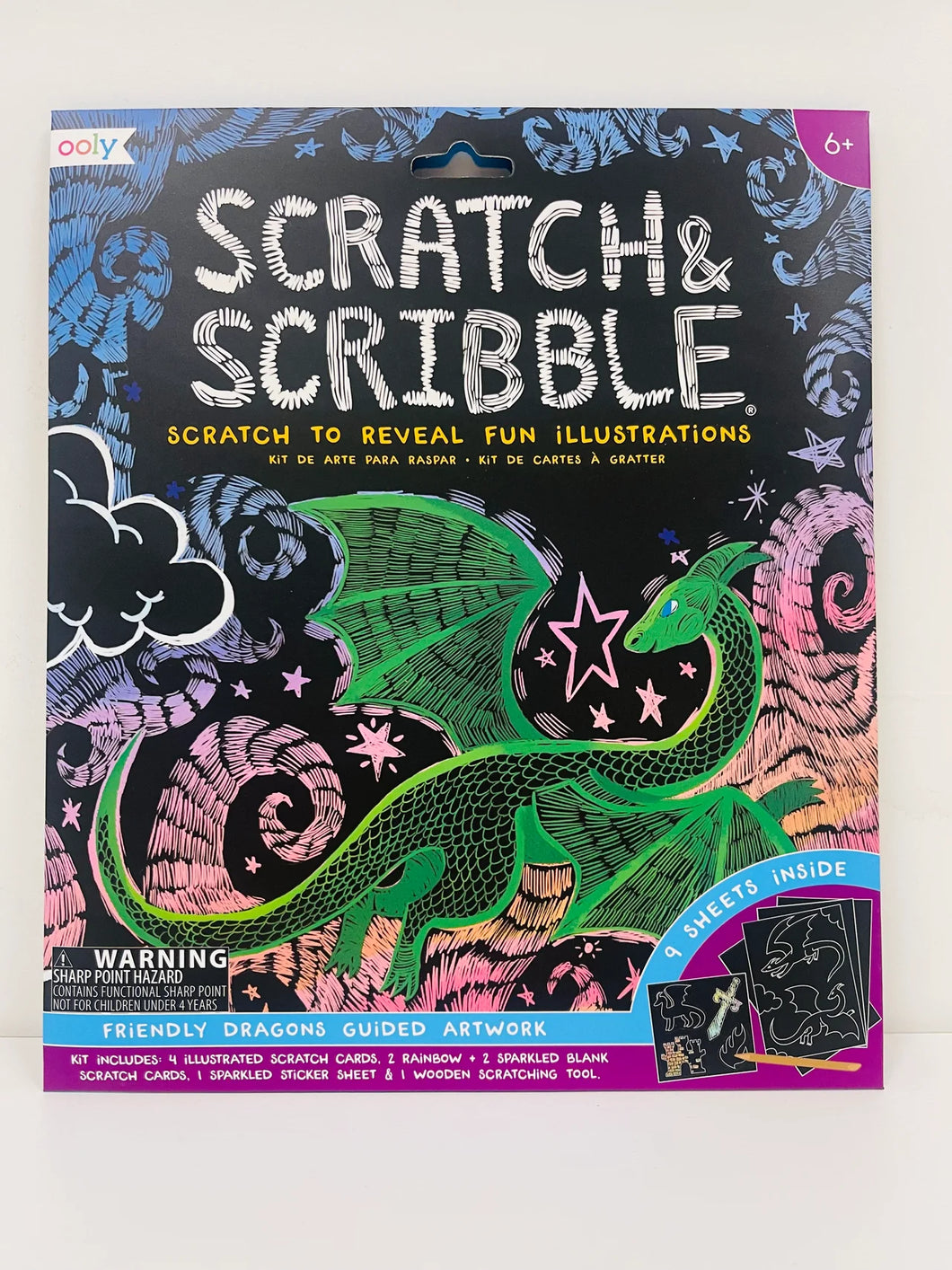 Scratch and Scribble Kit | Dragons