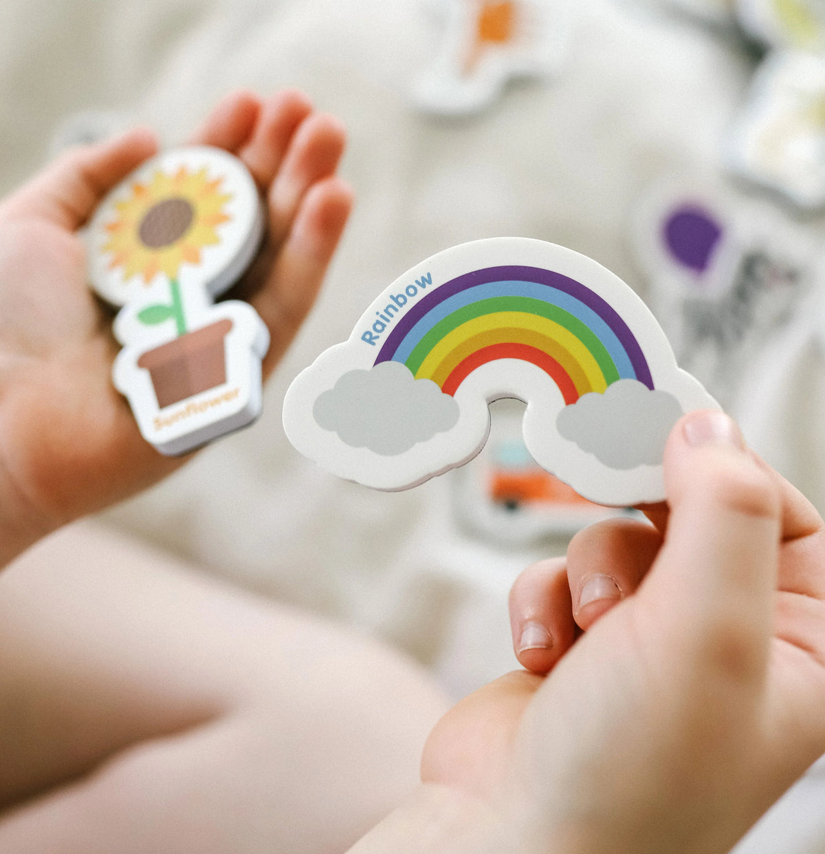 Magnetic Objects and Letters