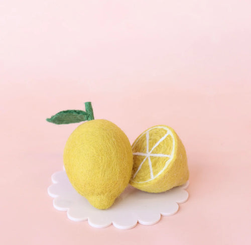 Felt Lemon 2pc