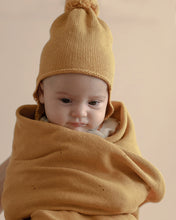 Load image into Gallery viewer, Knit Blanket (Pointelle). Mustard