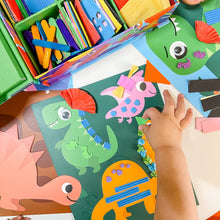 Load image into Gallery viewer, Dinosaur Collage Activity Box