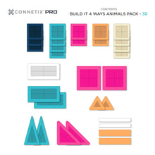 Load image into Gallery viewer, PRO Build It 4 Ways Animals Pack 30 pc