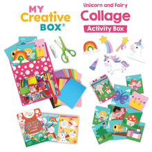 Load image into Gallery viewer, Unicorn and Fairy Collage Activity Box