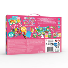 Load image into Gallery viewer, Unicorn and Fairy Collage Activity Box
