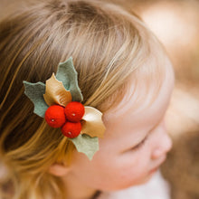 Load image into Gallery viewer, Holly Berry Headband/Clip | Red