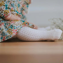 Load image into Gallery viewer, Cloud Pointelle Tights