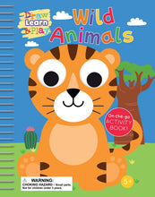 Load image into Gallery viewer, Wild Animals Draw, Learn &amp; Play