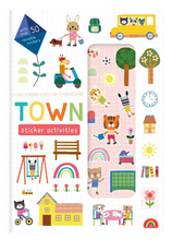 Load image into Gallery viewer, Town Stretchy Stickers