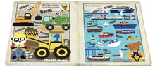Load image into Gallery viewer, Noisy Vehicles Crinkly Cloth Book