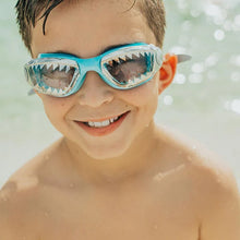 Load image into Gallery viewer, 5YRS+ Jawsome Baby Blue Swim Goggles