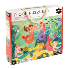 Load image into Gallery viewer, Mermaid Friends Floor Puzzle 24pc