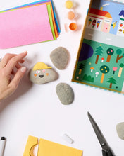 Load image into Gallery viewer, Cool Faces Rock Painting
