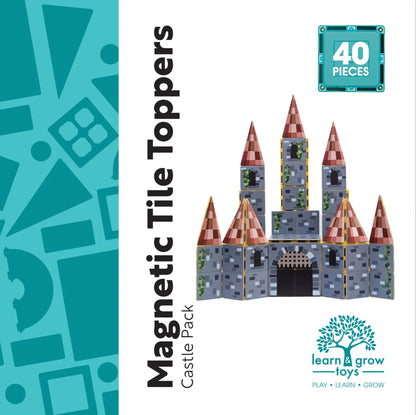 Castle | Magnetic Tile Toppers