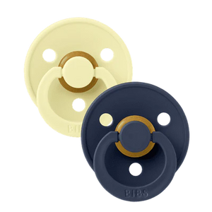 BIBS Pacifier Size 1 | 0-6M | Round Natural Rubber Teat