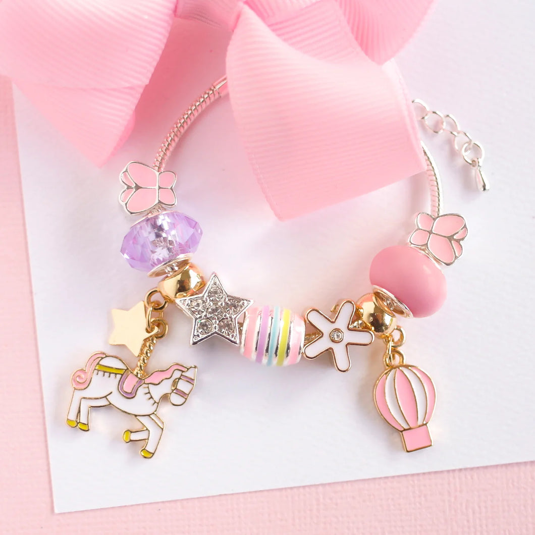 Unicorn Carousel Charm Bracelet