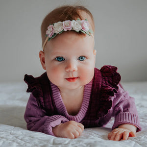 Dainty Flower Crown (mini) Baby Lilac