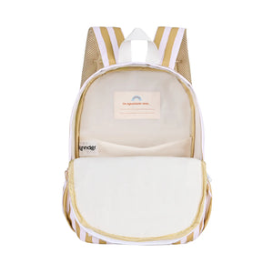 Mustard Stripe Mini Daycare/Toddler Backpack