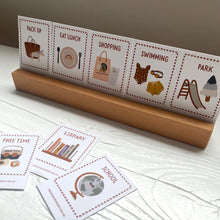 Load image into Gallery viewer, 72 Daily Routine Cards + Display Stand