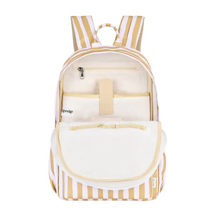 Mustard Stripe Junior Kindy/School Backpack