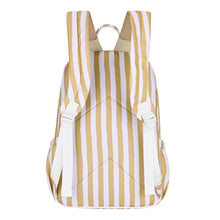 Load image into Gallery viewer, Mustard Stripe Junior Kindy/School Backpack